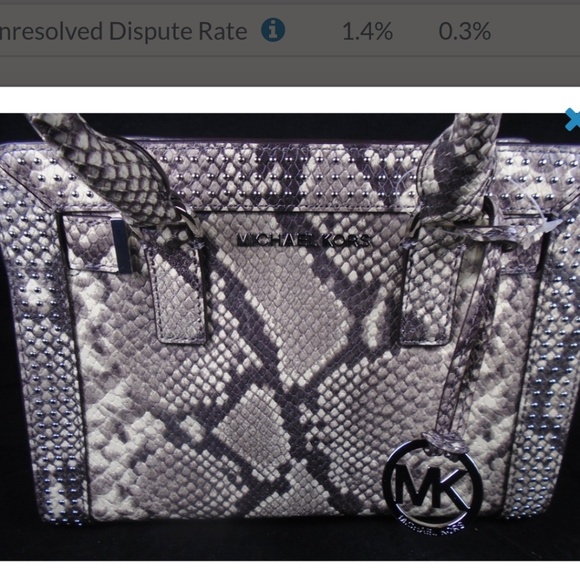 MICHAEL KORS MICRO STUDDED DILLON SMALL SATCHEL E - Picture 8 of 8